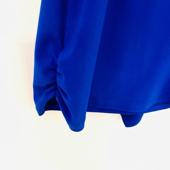 Joseph Ribkoff Royal blue pleated tunic - Picture 10 of 10